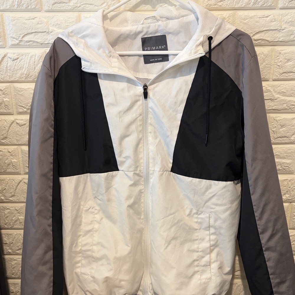 Primark Black and White Windbreaker